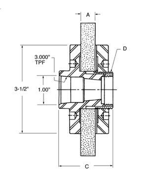 LH STANDARD TAPER ADAPTER 135-1 figure
