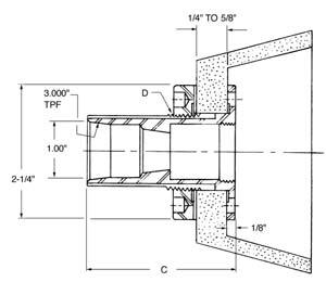 CUP-WHEEL LH ADAPTER 200-1CW figure