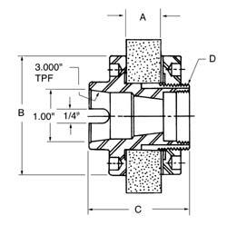 PIN SLOT LH ADAPTER PS100-1 figure