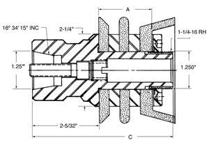 WALTER HELITRONIC POWER CNC TOOL GRINDER ADAPTERS - 00509 figure