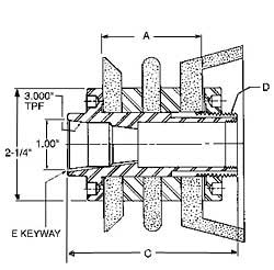 LH STANDARD TAPER ADAPTER 600-1A second view