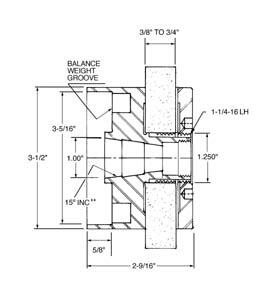 JONES & SHIPMAN LH BALANCING SHROUDED ADAPTER  figure