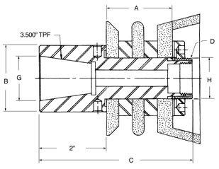 TG7 ANCA RH ADAPTER AT902-0-01-5037 figure