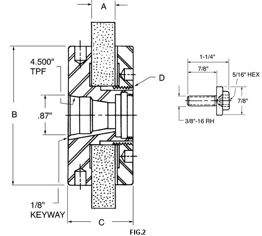 CINCINNATI LH ADAPTER C230-1KW figure