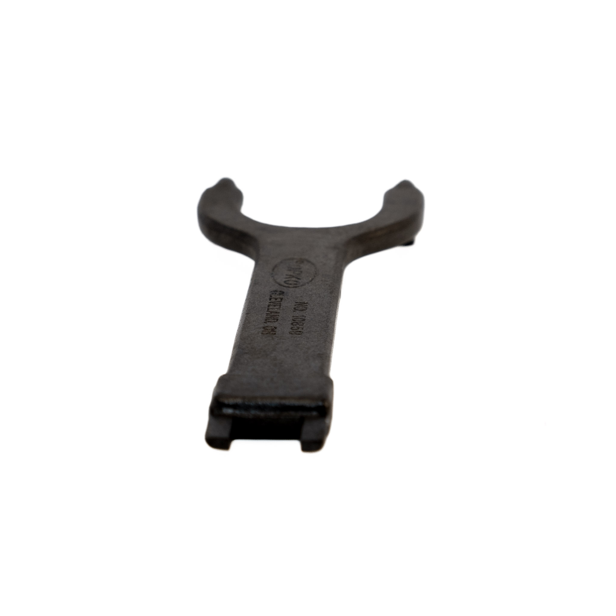 COMBINATION SPANNER AND PRONGED WRENCH image
